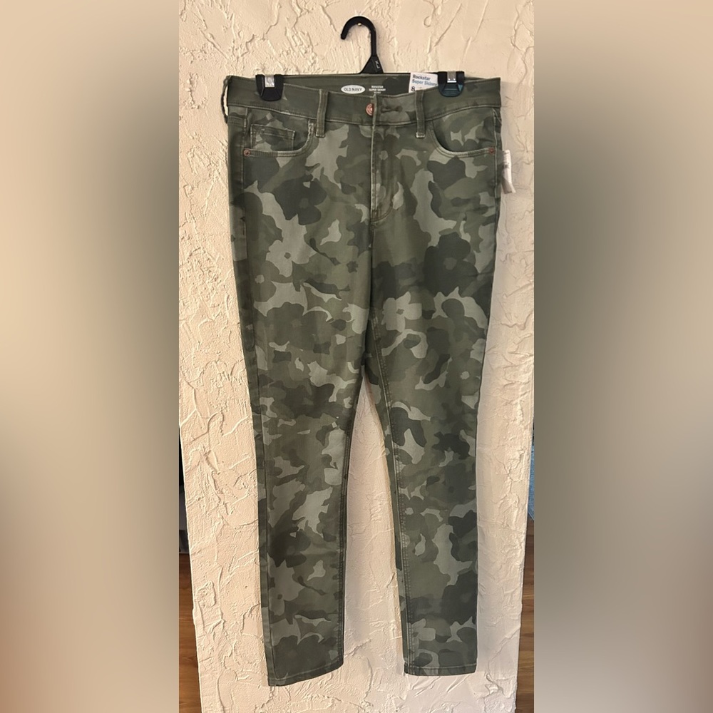 Camo Super Skinny Jeans